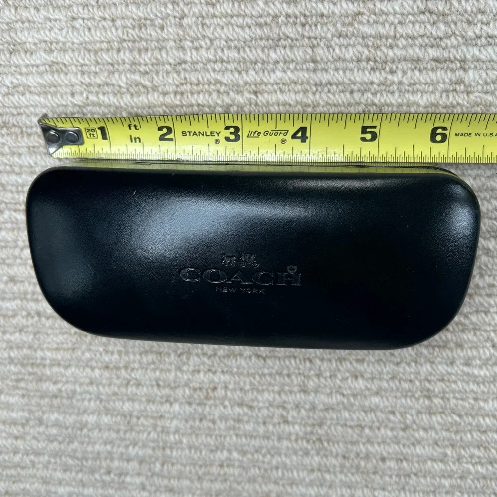 Authentic Coach Eyeglass Case w/ Sealed Cleaning Cloth Sunglasses Case Hardshell